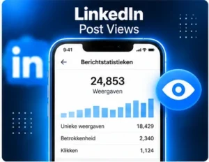 linkedin post views kopen