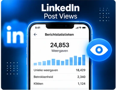 linkedin post views kopen