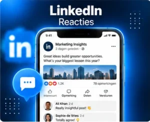 linkedin reacties kopen