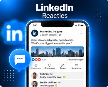 linkedin reacties kopen