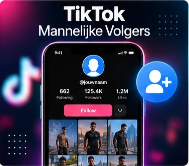 mannelijke tiktok volgers kopen