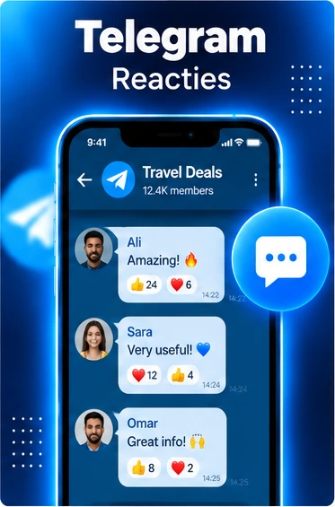 telegram reacties kopen
